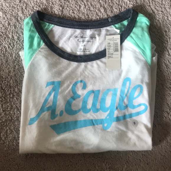 American Eagle Outfitters Tops - 🛍️ NWT American Eagle Graphic Baseball Tee